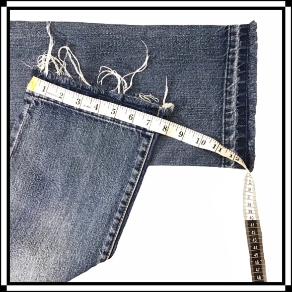 Blank NYC Distressed Cropped Denim Jeans | 24 - Picture 4 of 12